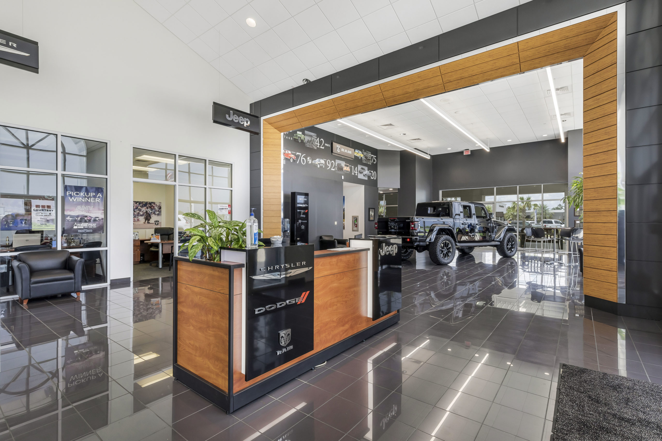 Courtesy Jeep showroom remodel
